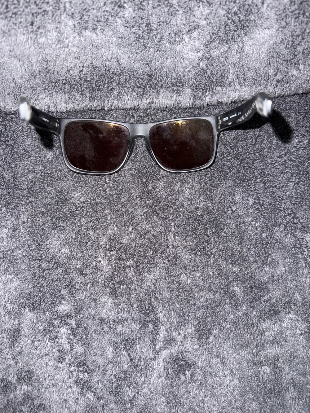 Costa Matte Black Frame Sunglasses with Green Mirrored Lenses - Picture 2 of 6